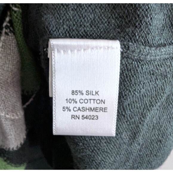 Banana Republic Size XL Silk Sweater Vest Mens Argyle Cashmere Sleeveless S Knit - Picture 4 of 5